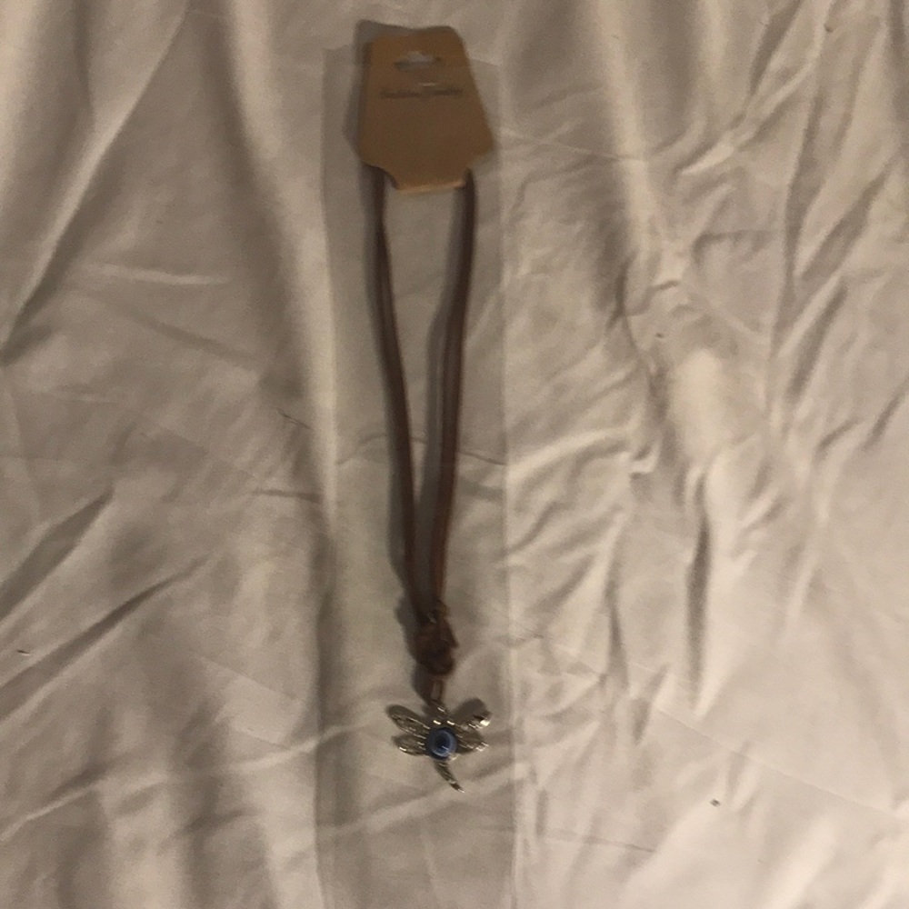 Girls dragonfly necklace